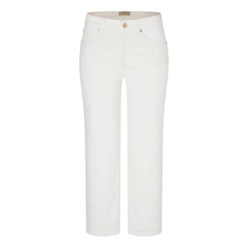 Dames Rich Culotte 7/8 Lengte Jeans MAC , White , Dames