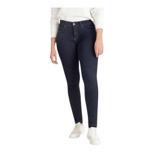 Slim Fit Straight-Leg Zwarte Jeans MAC , Blue , Dames