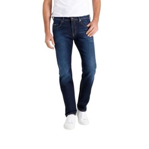 Heren Straight Jeans, Hoge Kwaliteit en Stijlvol MAC , Blue , Heren