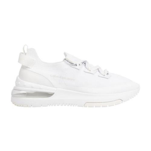 Witte stijlvolle sneakers voor vrouwen Calvin Klein Jeans , White , Da...