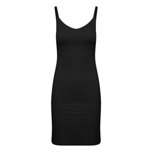 Zomerjurk, Stijlvol en Comfortabel Ichi , Black , Dames