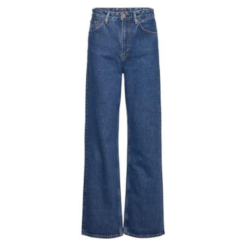 90s Stone Denim Jeans Nudie Jeans , Blue , Dames