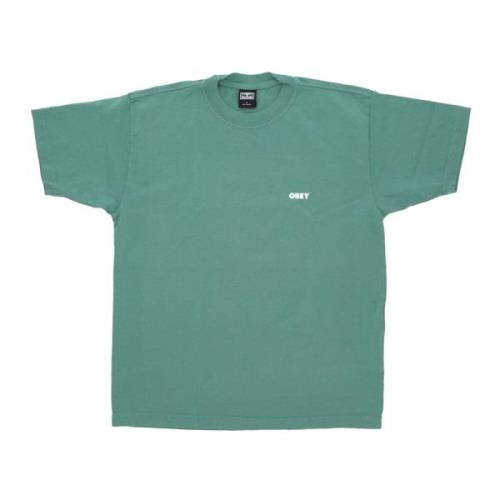 T-Shirts Obey , Green , Heren