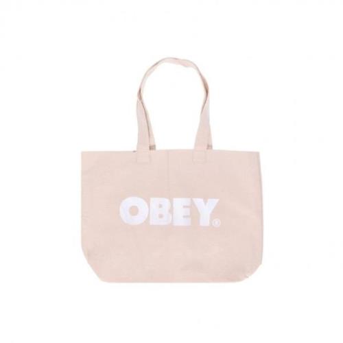 Canvas Tote Bags Obey , Beige , Dames