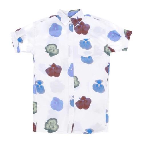 Short Sleeve Shirts Obey , White , Dames