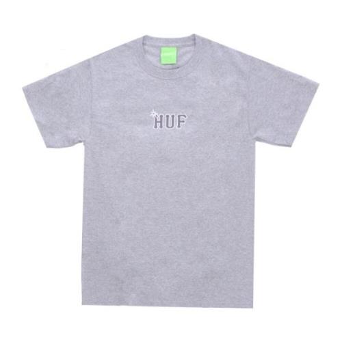 Athletic Grey Sideline Tee - Streetwear Collectie HUF , Gray , Heren