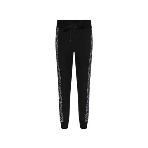 Sweatpants met logo Versace Jeans Couture , Black , Heren