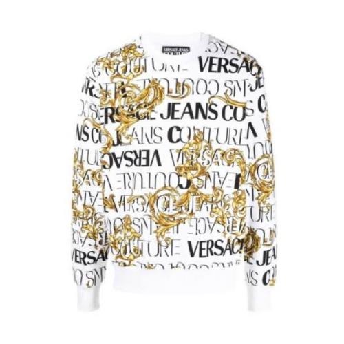 Sweatshirts Hoodies Versace Jeans Couture , White , Heren