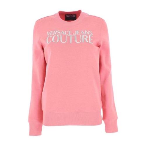 Couture Hoodie Versace Jeans Couture , Pink , Dames