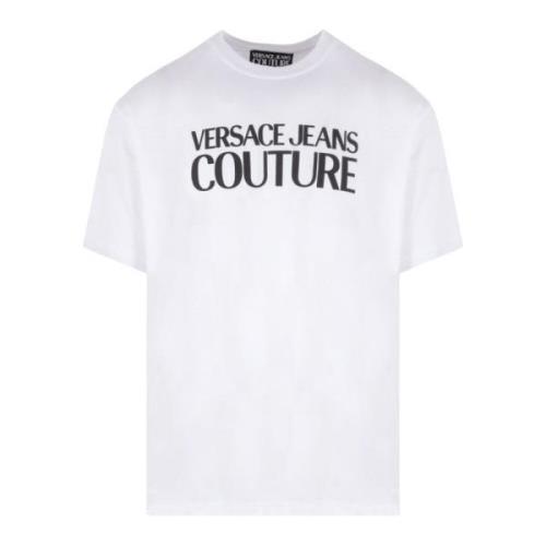 Iconisch Logo Katoenen Sweatshirt voor Heren Versace Jeans Couture , W...