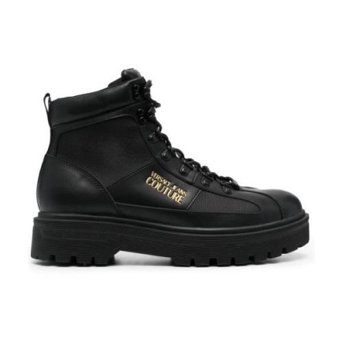 Zwarte Sneakers, Anfibi CV Versace Jeans Couture , Black , Heren