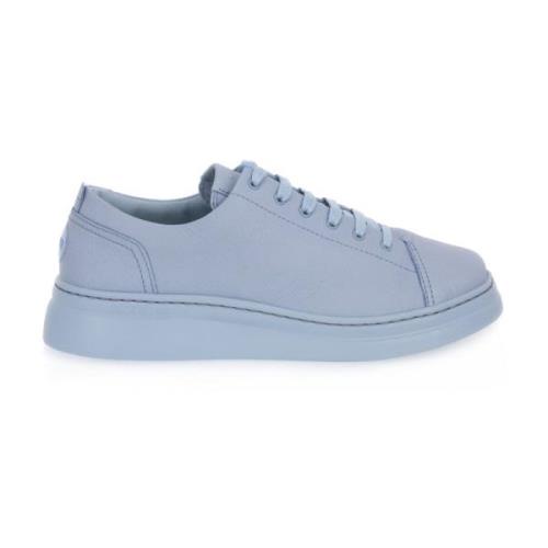 Stijlvolle leren sneakers Camper , Blue , Dames