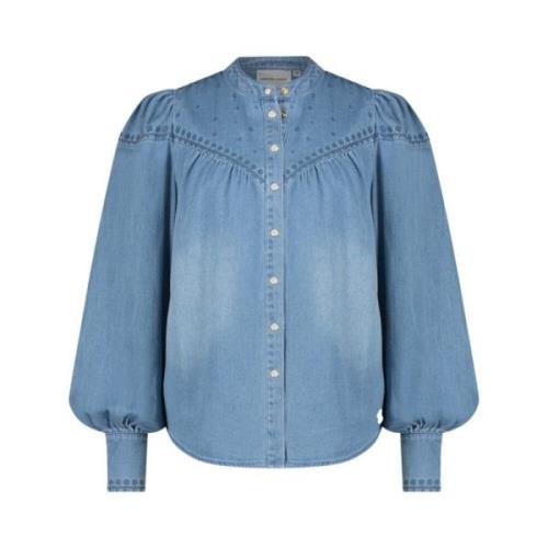 Baker Blouse Fabienne Chapot , Blue , Dames