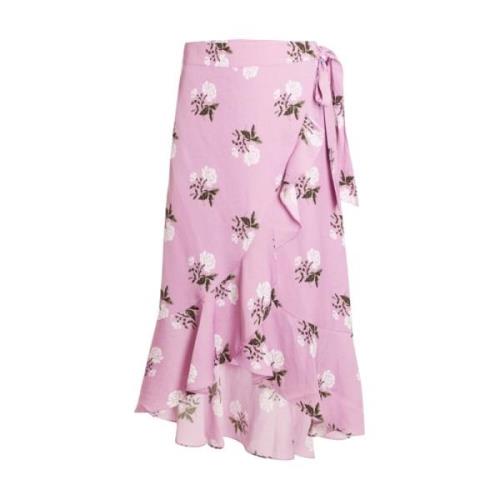 Midi-rok Essentiel Antwerp , Pink , Dames