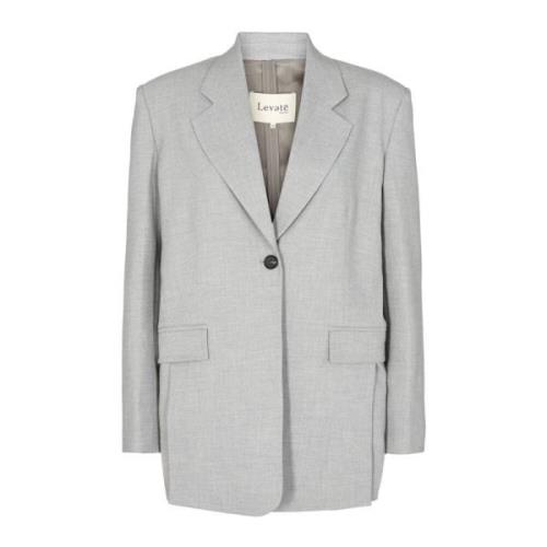 Elegante Blazer voor Dames Levete Room , Gray , Dames