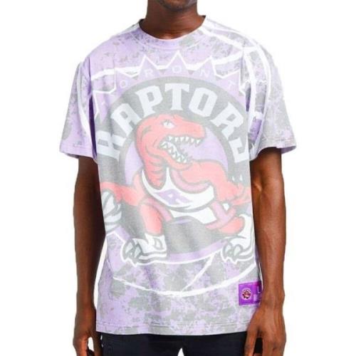 Camiseta Raptors Jumbotron Tee Mitchell & Ness , Purple , Heren