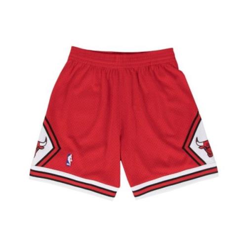 Chicago Bulls Swingman Shorts Mitchell & Ness , Red , Heren