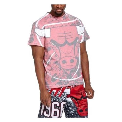 Camiseta jumbotron gesublimeerd Mitchell & Ness , Red , Heren