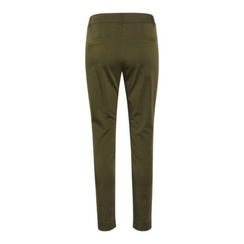 Slim-fit Trousers Kaffe , Brown , Dames