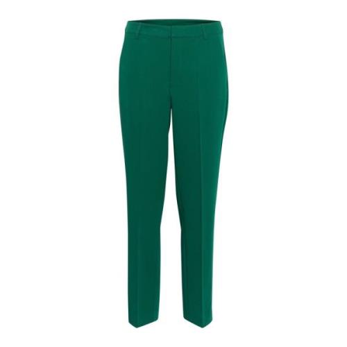 Hoge Taille Ritsbroek - Aventurine Kaffe , Green , Dames