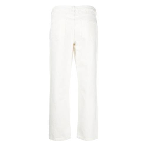Devon Natural Rechte Pijp Jeans Ba&Sh , White , Dames