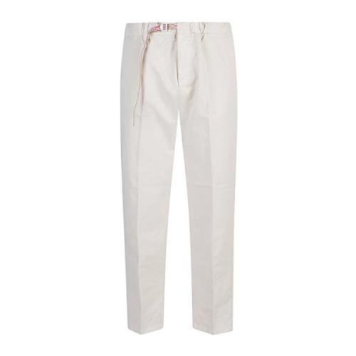 Cropped Trousers White Sand , Beige , Dames