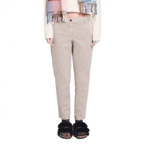 Trousers White Sand , Beige , Dames