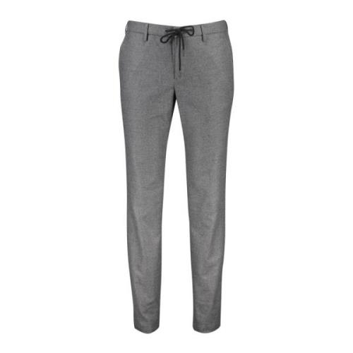 Grijze Katoenen Chino Broek Alberto , Gray , Heren