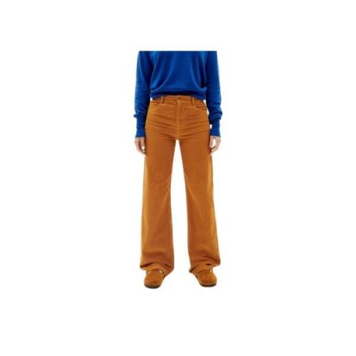 Brede broek Thinking MU , Orange , Dames