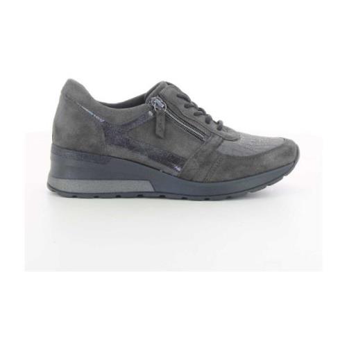 Grijze Clara Sneakers voor Vrouwen Waldläufer , Gray , Dames