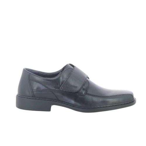 Zwarte Herenschoenen B0853 Rieker , Black , Heren