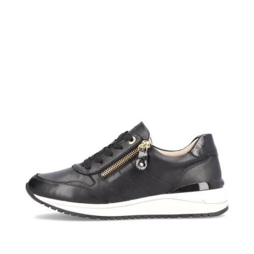 Laced Shoes Remonte , Black , Dames