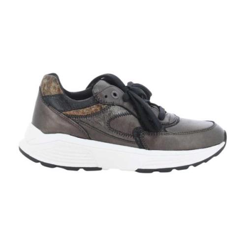 Bronzen Modieuze Sneakers voor Vrouwen Xsensible , Gray , Dames