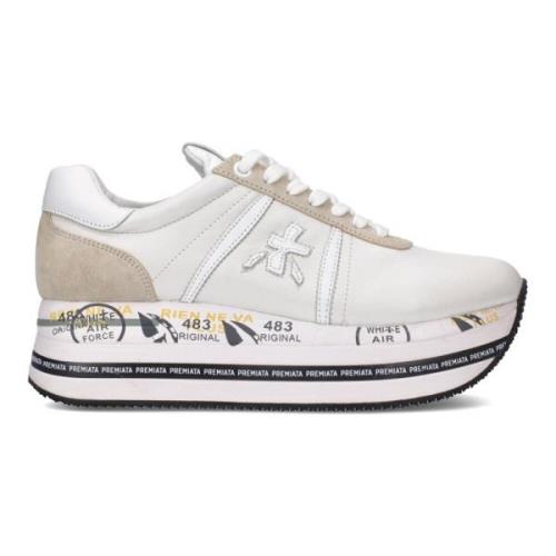 Stijlvolle Sneakers Premiata , White , Dames