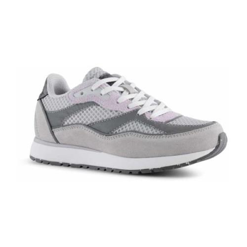 Hailey Oyster Sneakers - Grijs, Maat 37 Woden , Gray , Dames