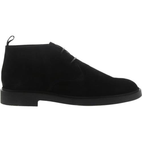 Wg80 Black - Desert Boots Blackstone , Black , Heren