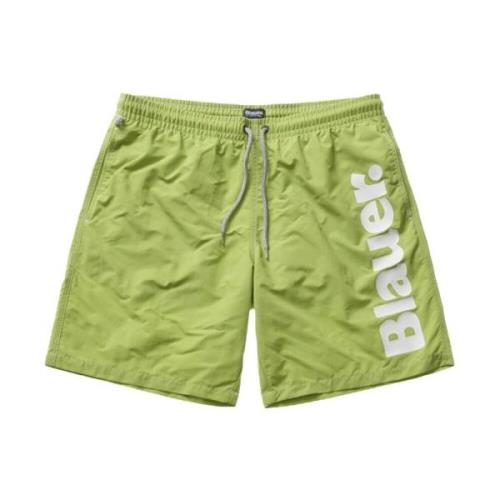 Monochrome Boxer Zwemkleding - Verde Blauer , Green , Heren