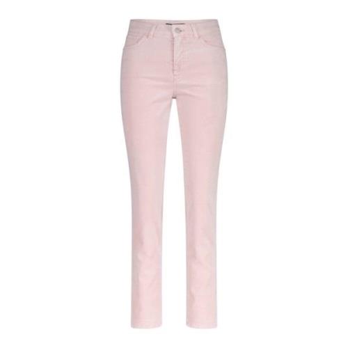 High-Waist Slim-Fit Denim Jeans Marc Cain , Pink , Dames
