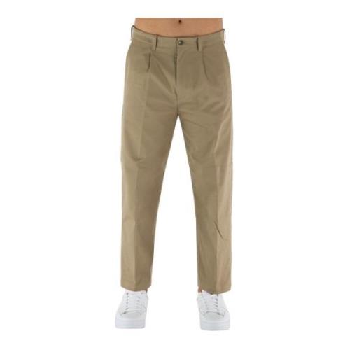 Cropped Trousers Etro , Beige , Heren