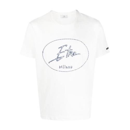 T-shirt Etro , White , Heren