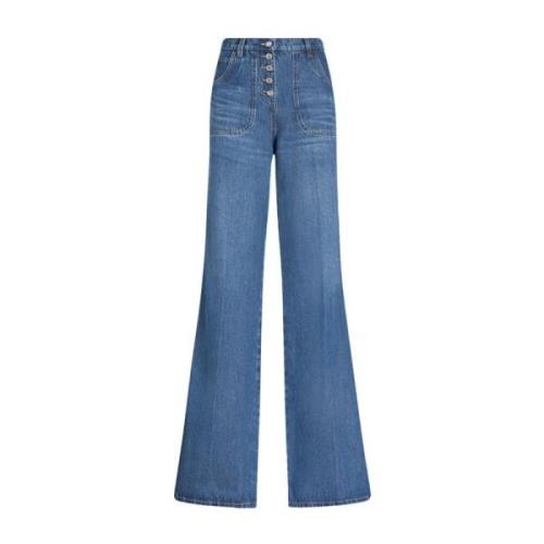 Flared Jeans Etro , Blue , Dames
