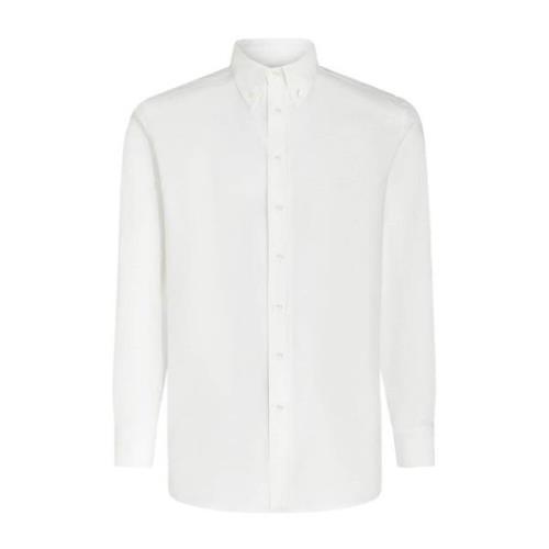 Pegaso Motief Katoenen Overhemd Etro , White , Heren