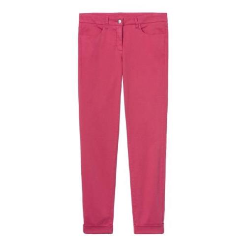 Hoge kwaliteit rechte pijp jeans Luisa Cerano , Red , Dames