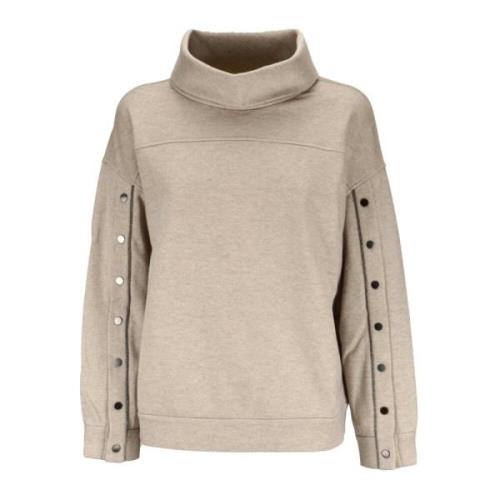 Luxe Cashmere Coltrui Sweater Brunello Cucinelli , Beige , Dames