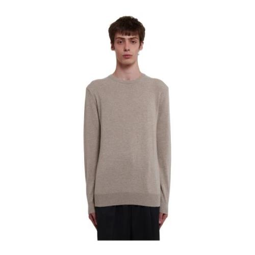 Luxe Cashmere Crew Neck Sweater Ermenegildo Zegna , Beige , Heren