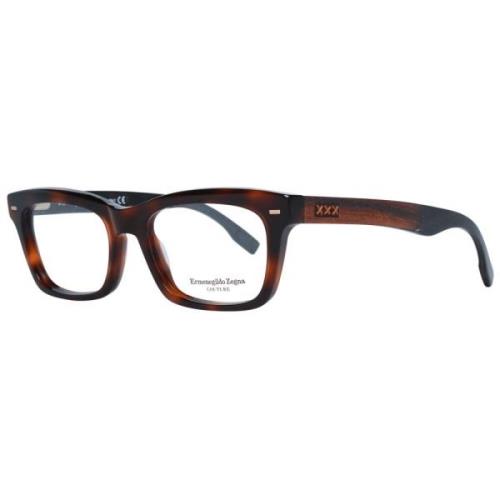 Bruine Heren Optische Brillen Ermenegildo Zegna , Brown , Heren