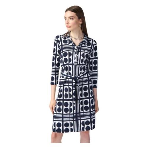 Stijlvolle Jurk 241001 Joseph Ribkoff , Blue , Dames