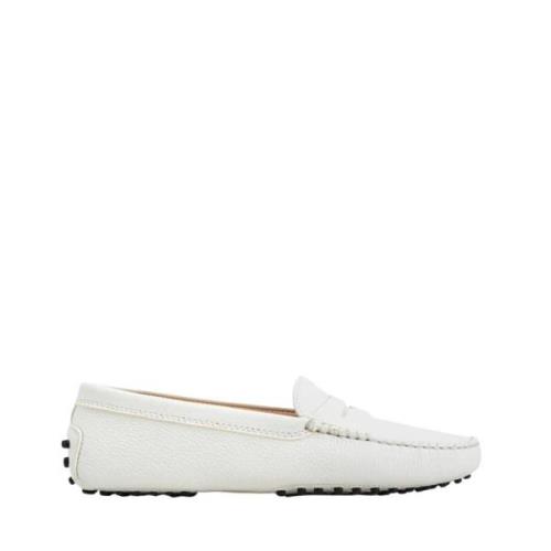 Witte Gommino Moccasin Tod's , White , Dames