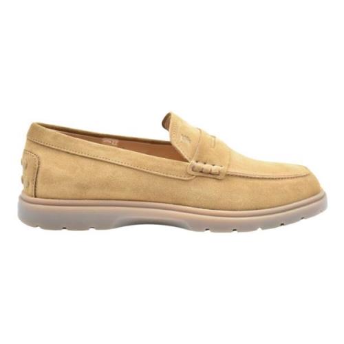 Hybride Suède Loafers Tod's , Beige , Heren