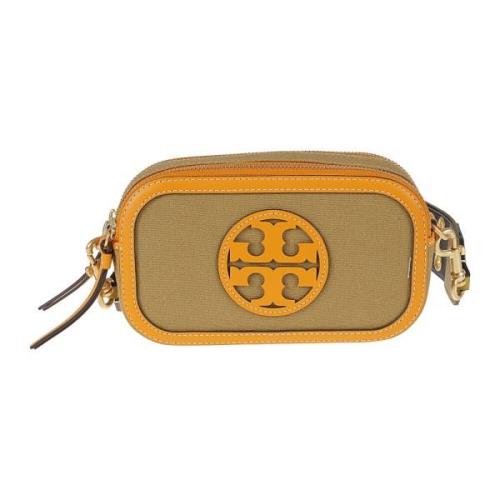 Miller Canvas Mini Crossbody Tas Tory Burch , Brown , Dames